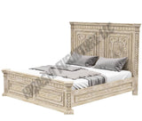 DARNA Traditional Style Rustic Platform Bed