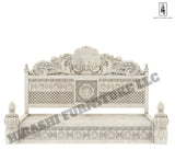 Juffair Hand Carved Solid Wood Platform Bed