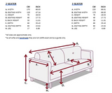 ROME 3 & 2 Seater Sofa