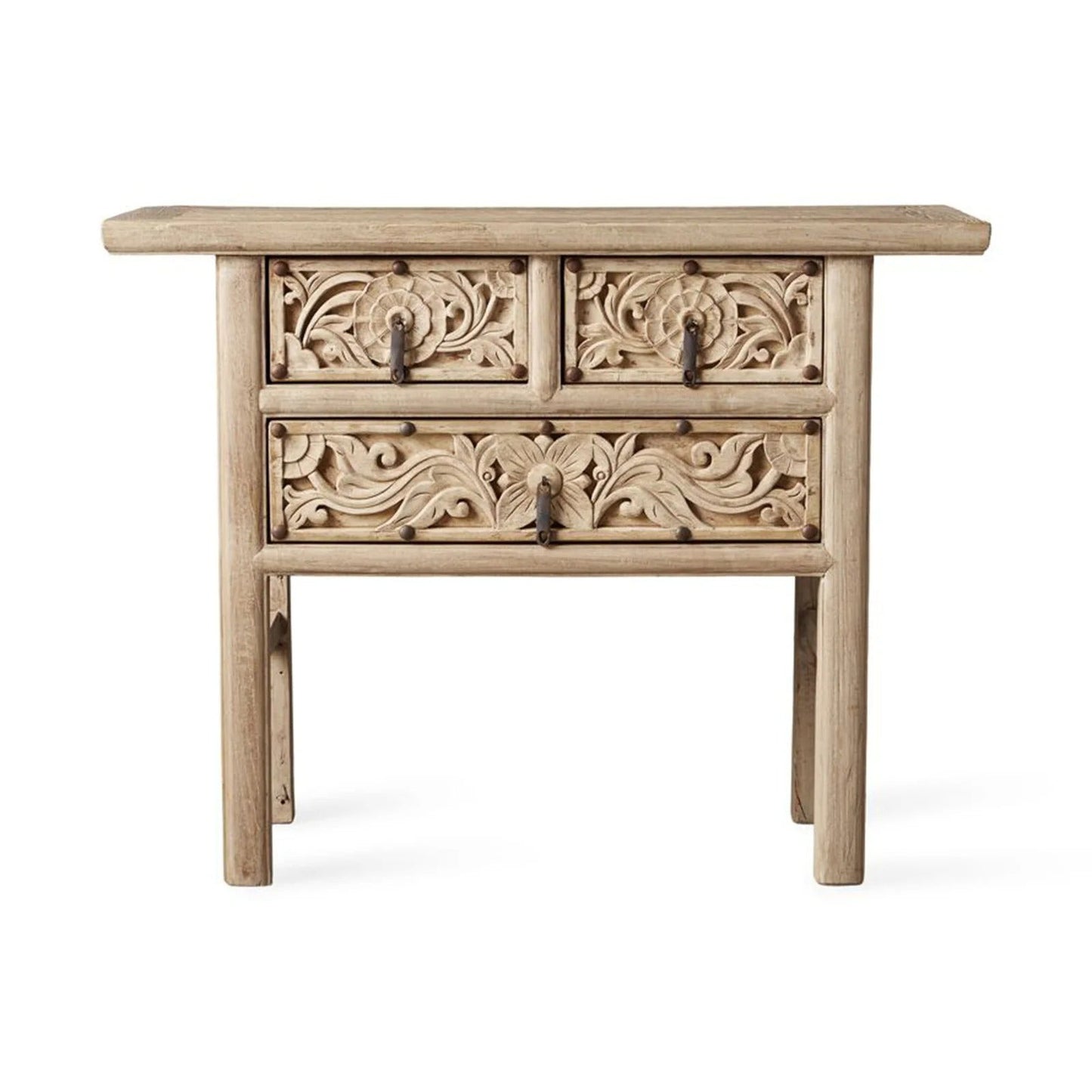 Rasruman Hand Carved Solid Wood Hall Table