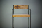 Aklan Industrial Counter Stool / Bar Stool W/ Seat Back And Arms