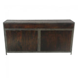 Angle Metal And Timber Sideboard XL Chocolate-180-40-90