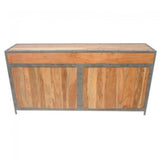 Angle Metal And Timber Sideboard XL Natural 180-40-90