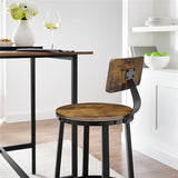 Abra Bar chairs with Footrest - Bar Stool Industrial - Industrial - Stable