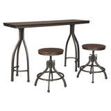 BANI Counter Height 3-piece Table and Bar Stool Set