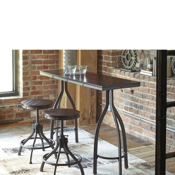 BANI Counter Height 3-piece Table and Bar Stool Set