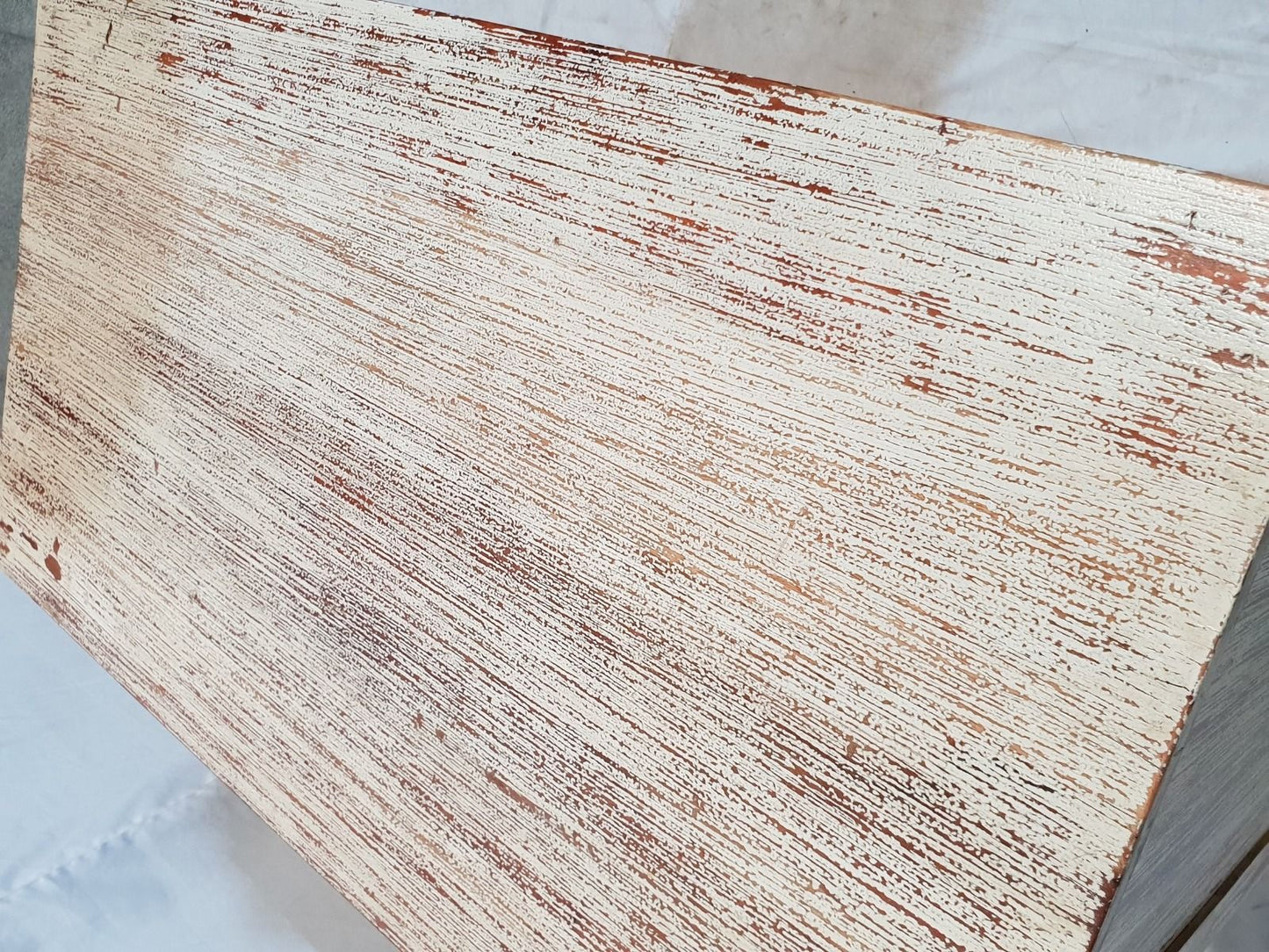 Leaf Design Hand Carved Solid Wooden Cabinet, Storage Sideboard