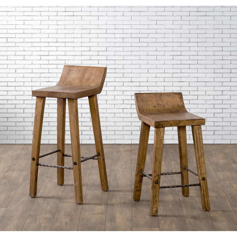 Alfonso Solid Wood Bar &Counter Stool