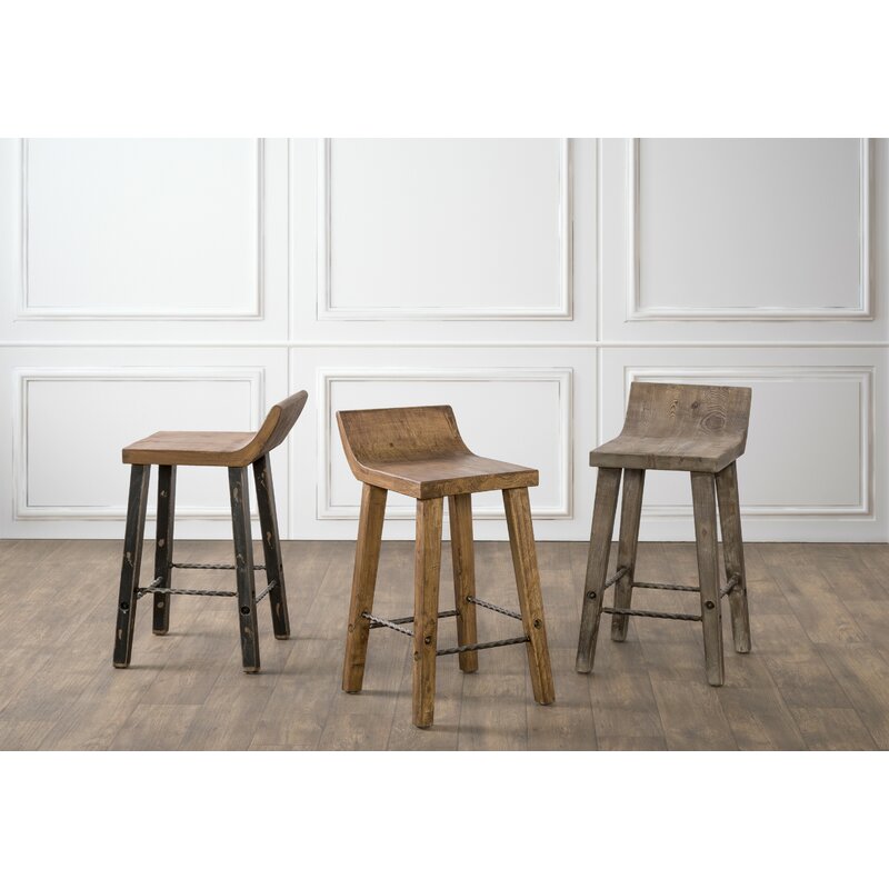 Alfonso Solid Wood Bar &Counter Stool