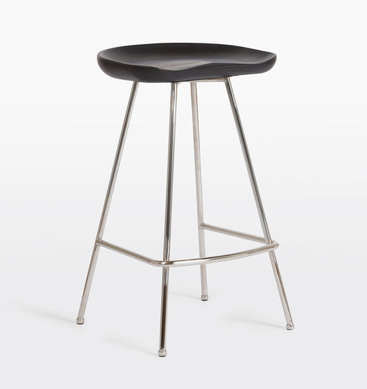 Angeles Counter Stool with Metal Legs