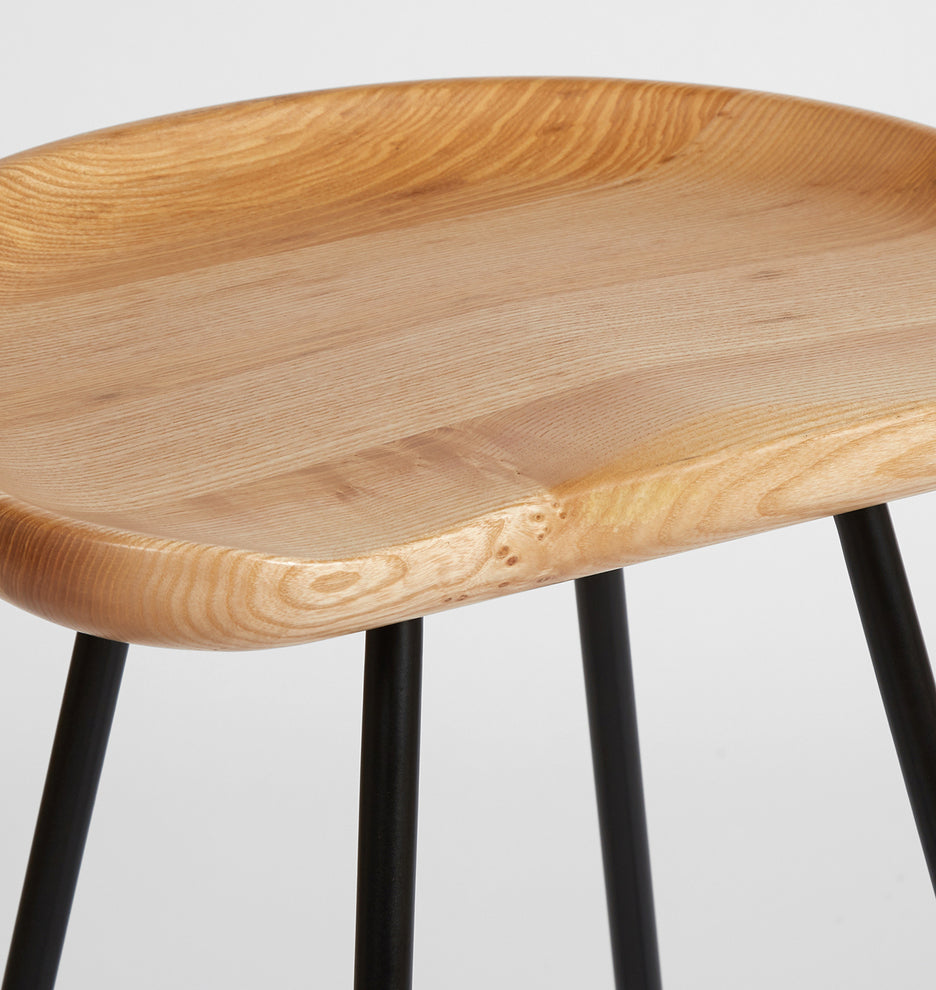 Angeles Counter Stool with Metal Legs