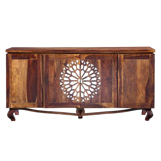 FRENCH ARCHED MIRROR DOOR SIDEBOARD-180-40-90