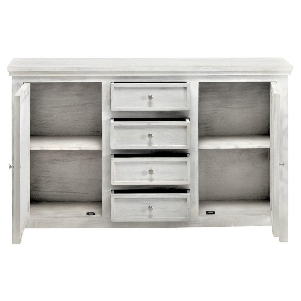 Hibashi Hand Carved Mirrored Sideboard