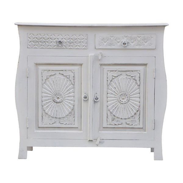 Indian Colonial Style Carved Sideboard