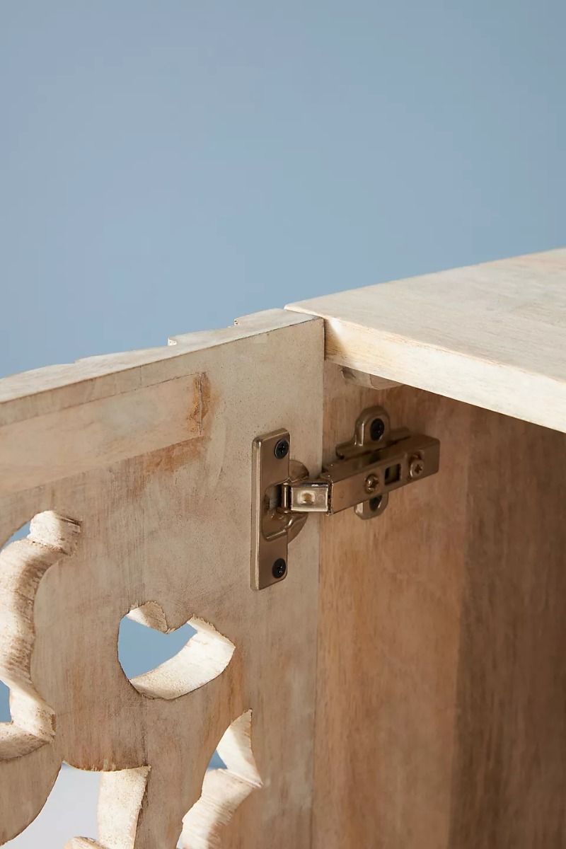 LOTUS Hand carved Entryway Cabinet