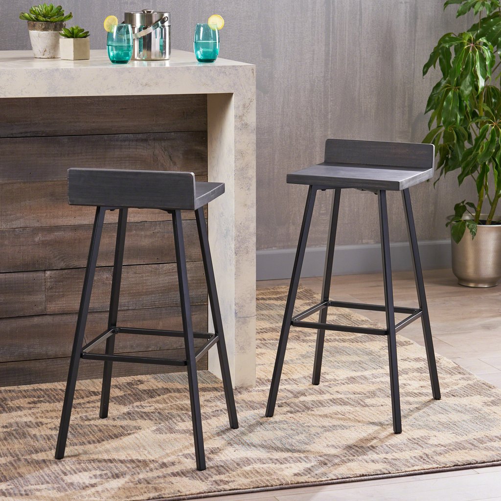 CORON Industrial Indoor Bar Stools Modern