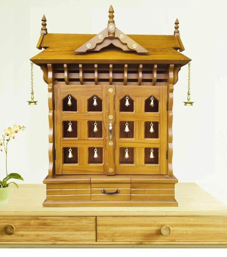 Sheshaam Indian Hand Carved Pooja Mandir/Temple