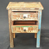 Liberty Reclaimed Wood 2 Drawer Bedside 60cm