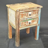 Liberty Reclaimed Wood 2 Drawer Bedside 60cm