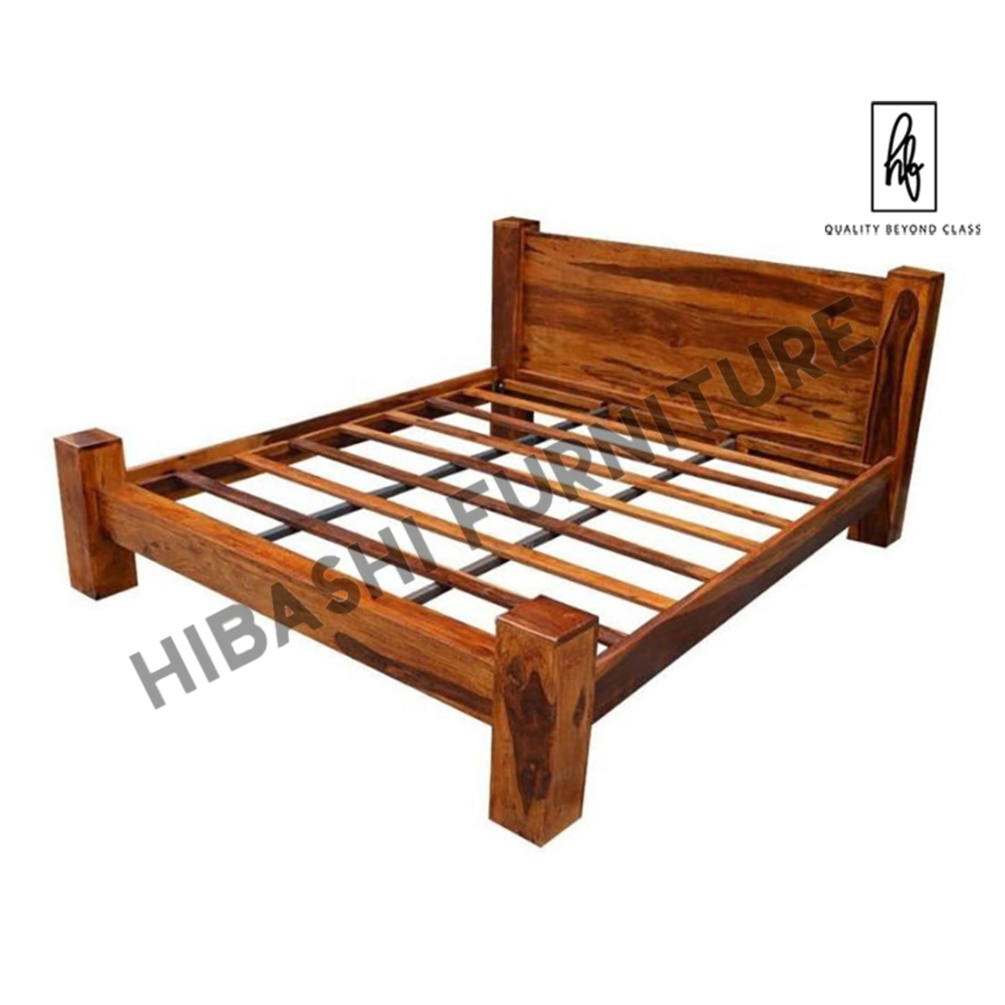Boston Contemporary Solid Wooden Bed
