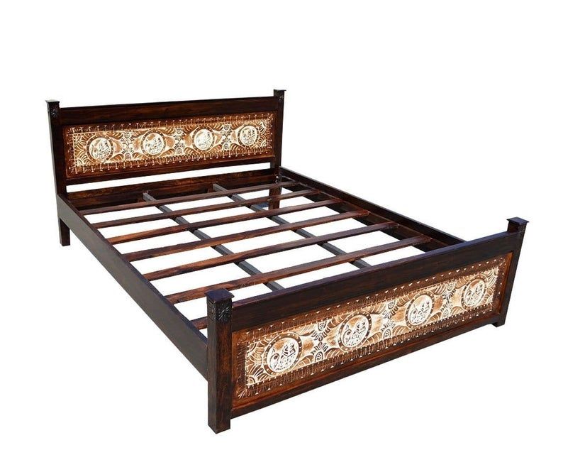 Maharaja Indian Wooden Bed