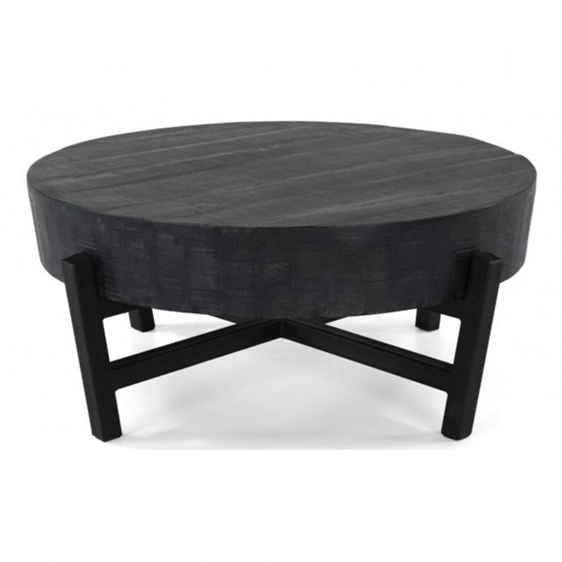BARN Wood Metal Legs Coffee Table