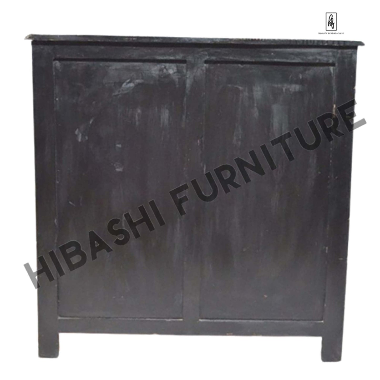 Pandora Bone Inlay Reclaimed Wood Tallboy Chest of 5 Drawers