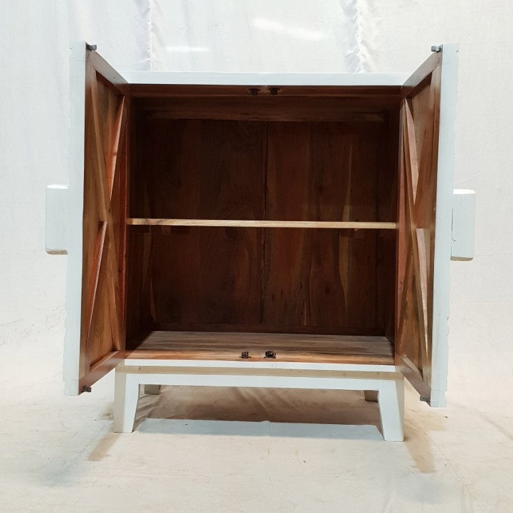 Indian Modern Style HandCarved Solid Wood Shabby Sideboard