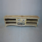 RUSTICA WHITE TV UNIT LARGE