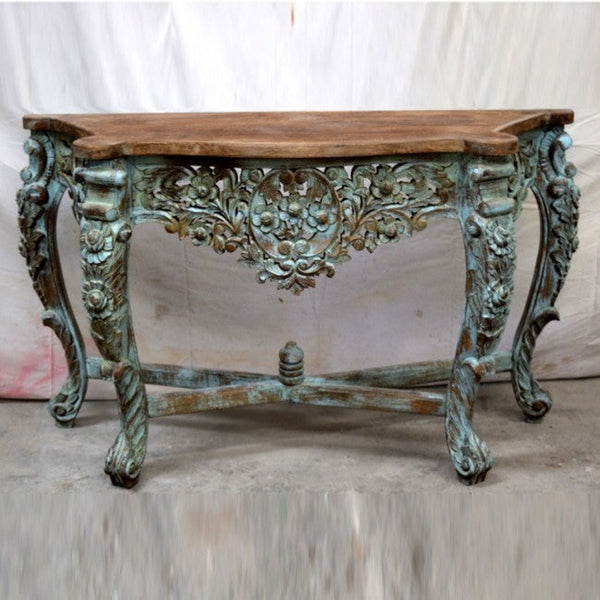 Hand Carved Hall Table