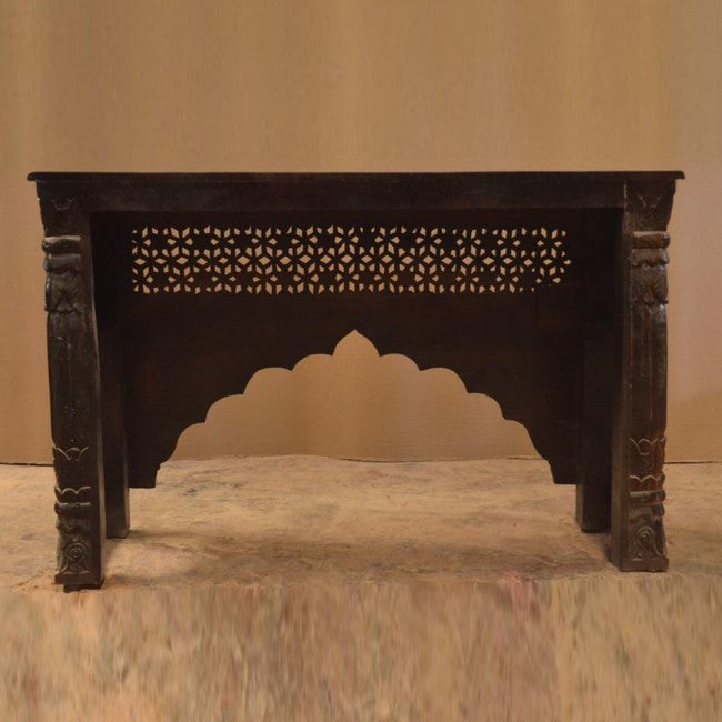 Mehrab Style Carved Hall Table