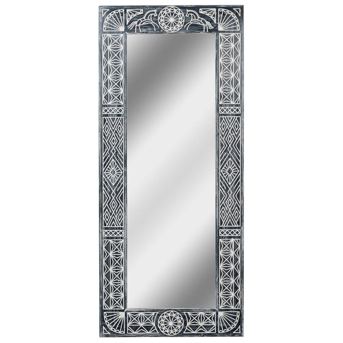 Ladoga Black Boho Mirror