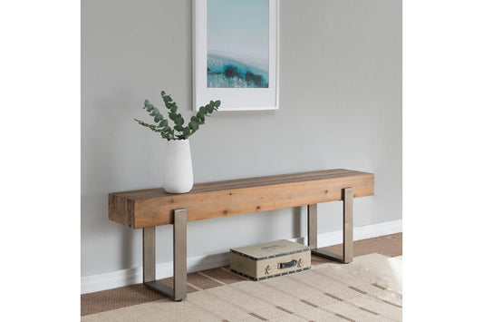 CARCAR Rustic Industrial Bench