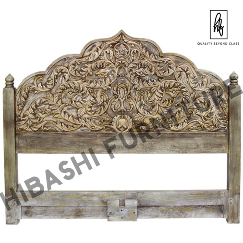 Hand Carved Wall Panel/Bedhead