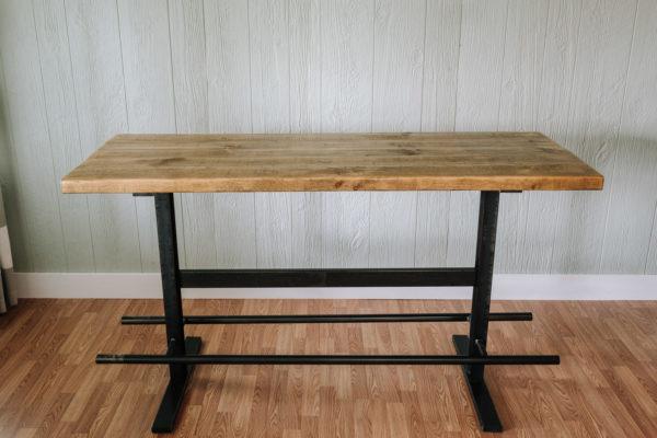 Baler Industrial Hand made Iron Beam Bar Table