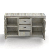 Nirvana Whitewash Timber Sideboard M