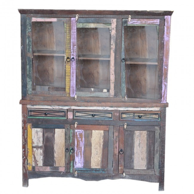 Rustica Reclaimed Library Bookcase Large Multicolor