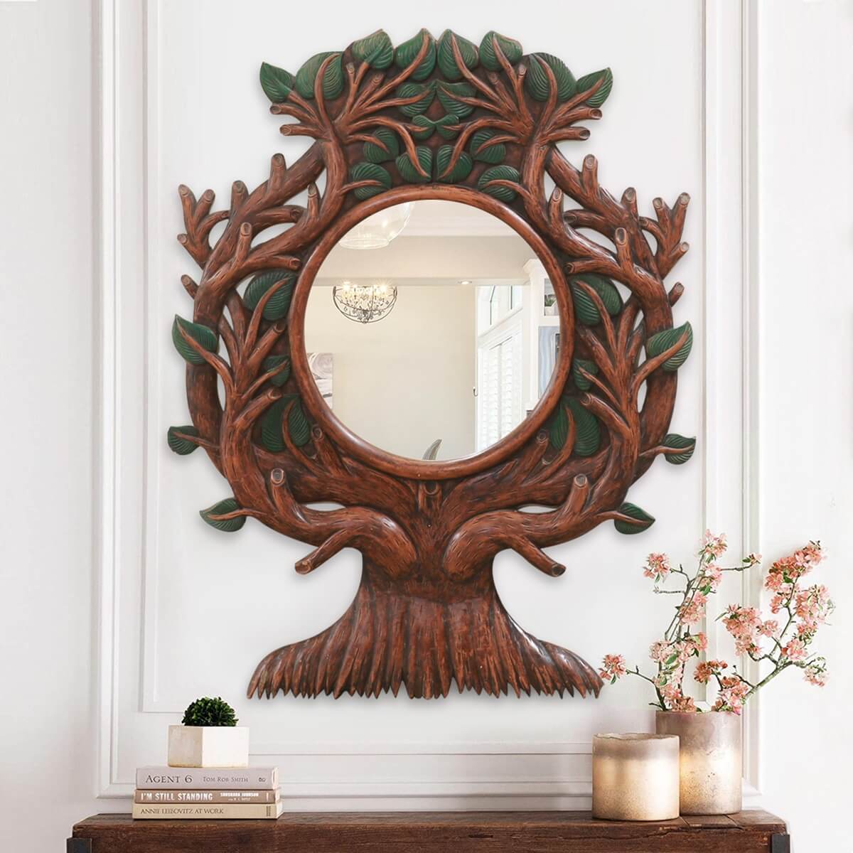 Hoora Solid Wood Handmade Decorative Mirror Frame