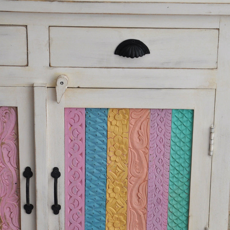 Rainbow Carved Wooden Sideboards & Cabinets