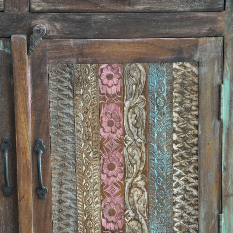 Rainbow Carved Wooden Sideboards & Cabinets