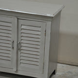 Shutter Sideboard Cabinet Small Grey 80-40-75