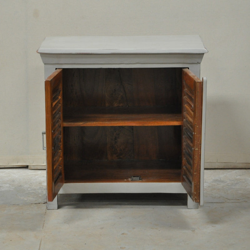 Shutter Sideboard Cabinet Small Grey 80-40-75