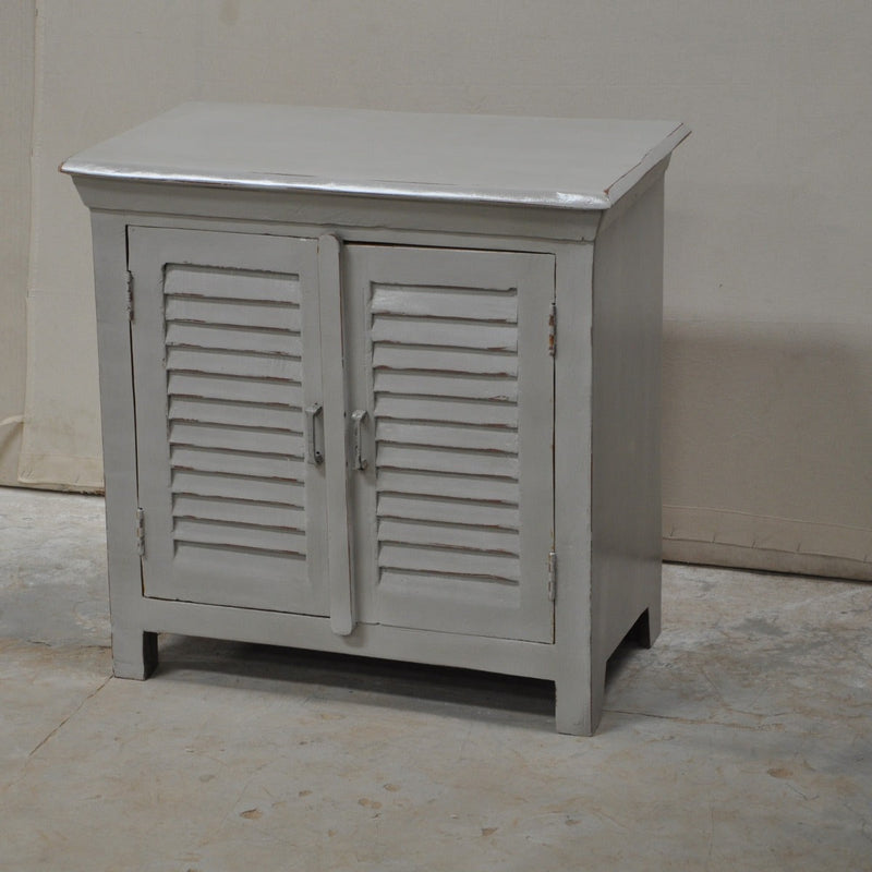 Shutter Sideboard Cabinet Small Grey 80-40-75