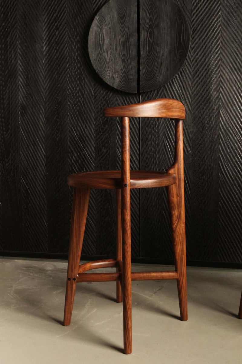 CALAPAN Solid Wood Bar or Counter Stool