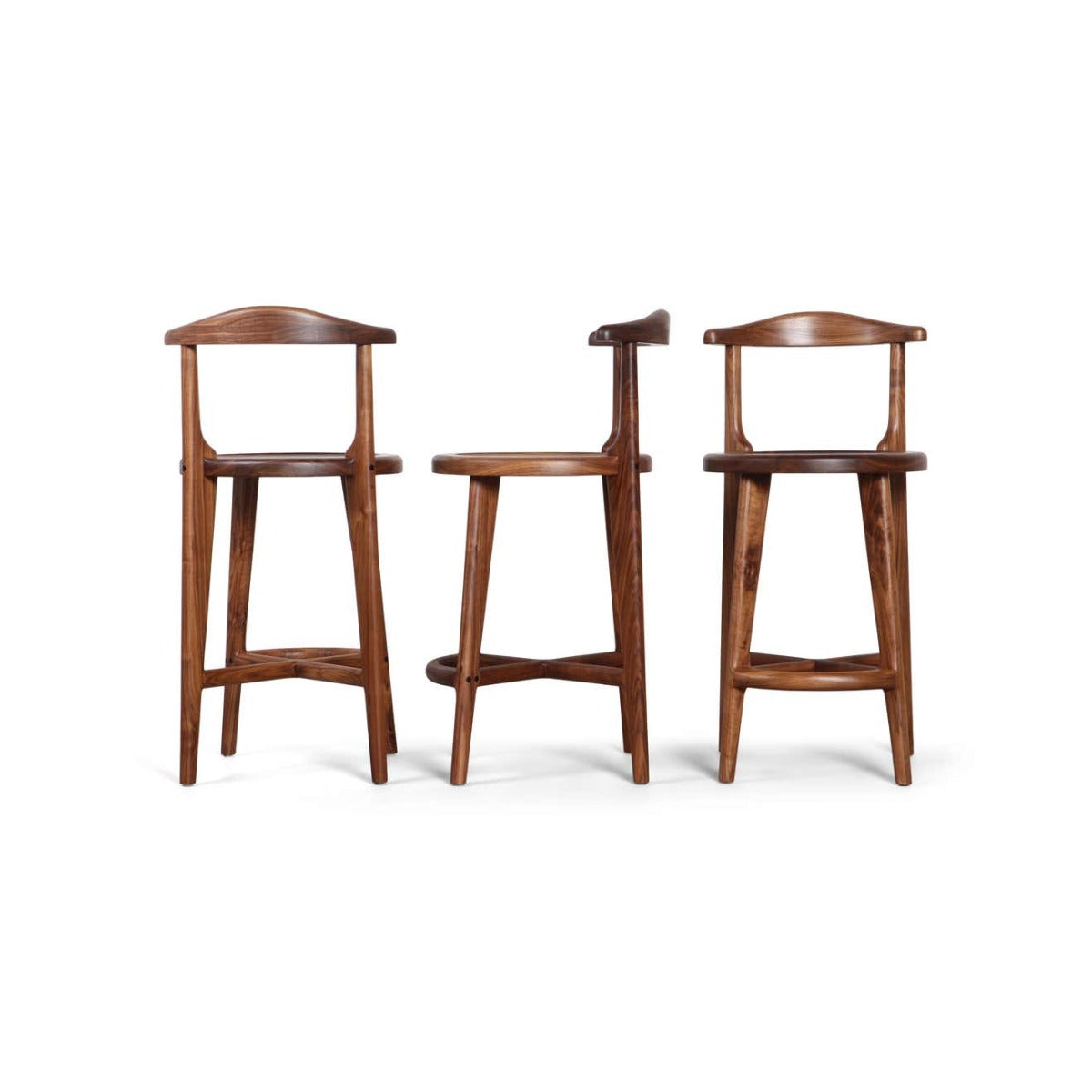 CALAPAN Solid Wood Bar or Counter Stool