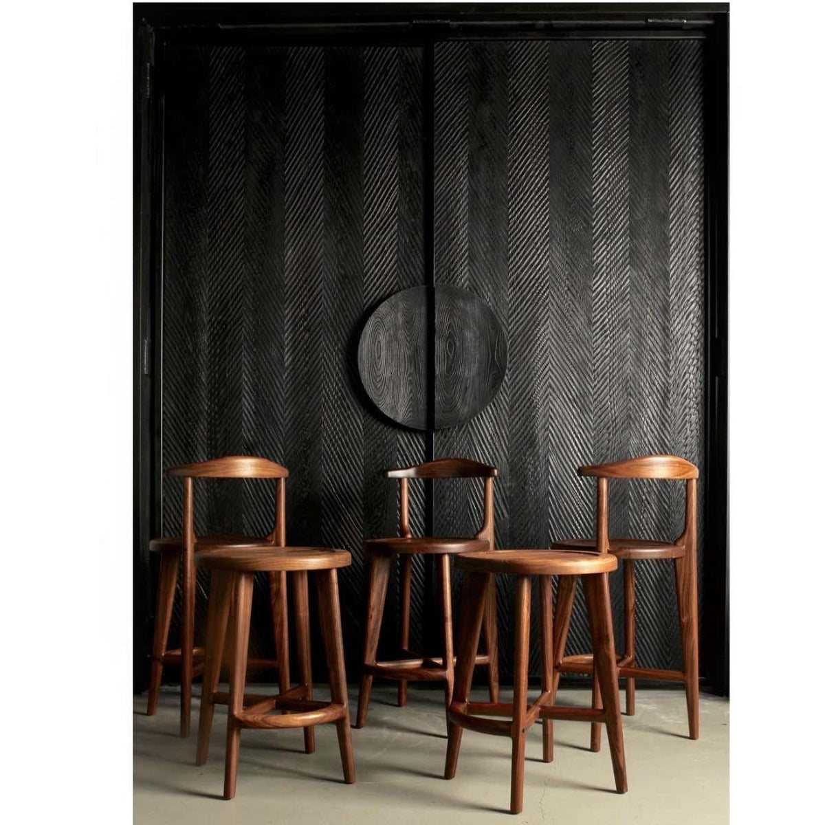 CALAPAN Solid Wood Bar or Counter Stool