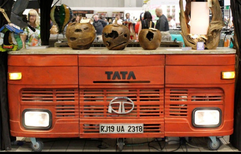 Truck Style Wooden Wine bar Cabinet