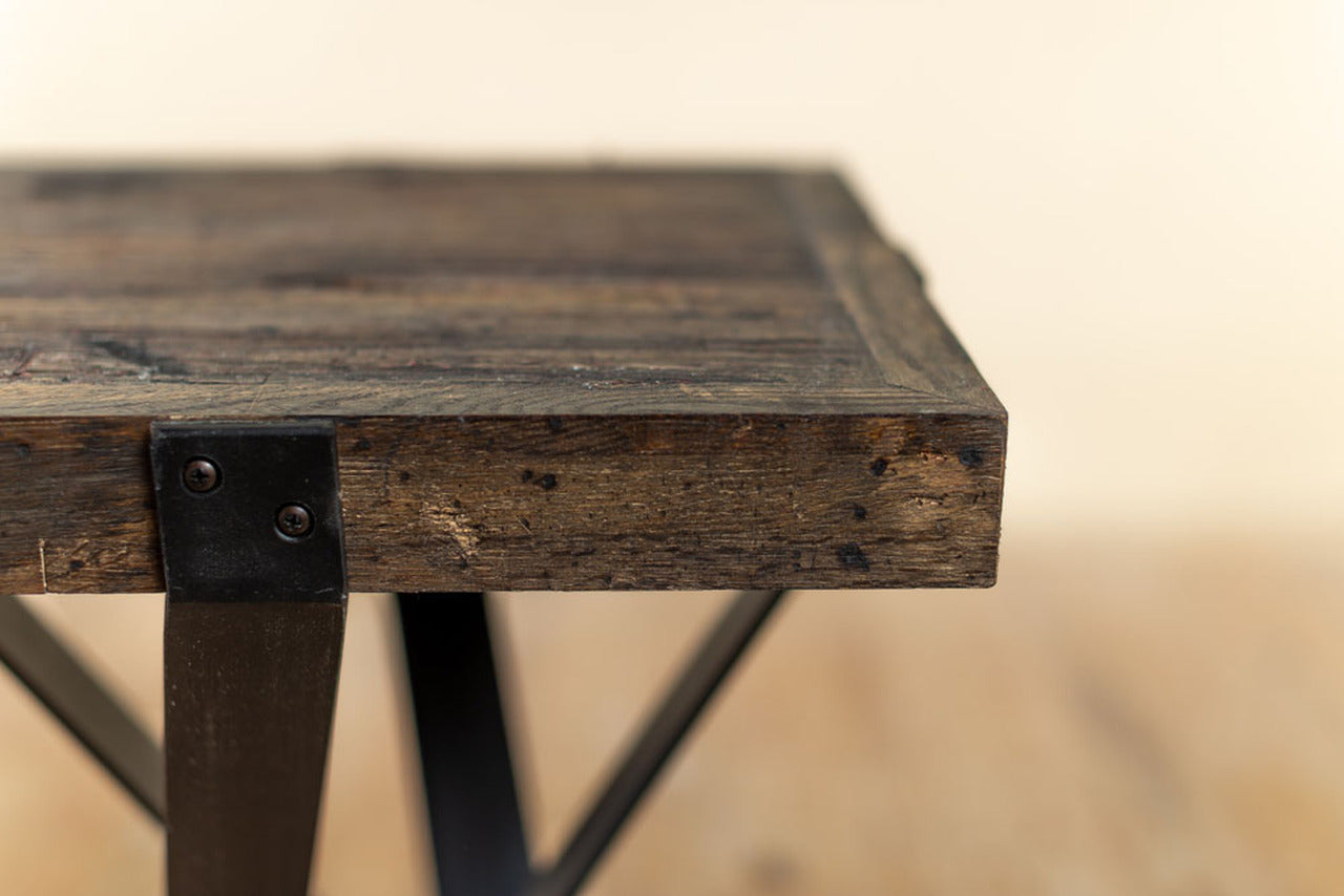 BULAN Industrial  Hand-Forged Accent Table