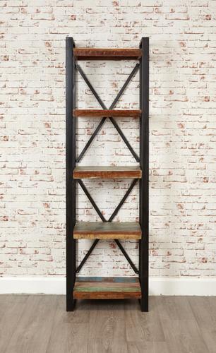 Dapa  Industrial Mango Wood Urban Chic Bookcase