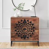 Hermosa Rustic Solid Wood Contemporary 3-Drawer Dresser